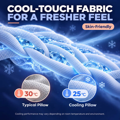 ERGONOMIC NECK SUPPORT FOR COOLER, BETTER SLEEP