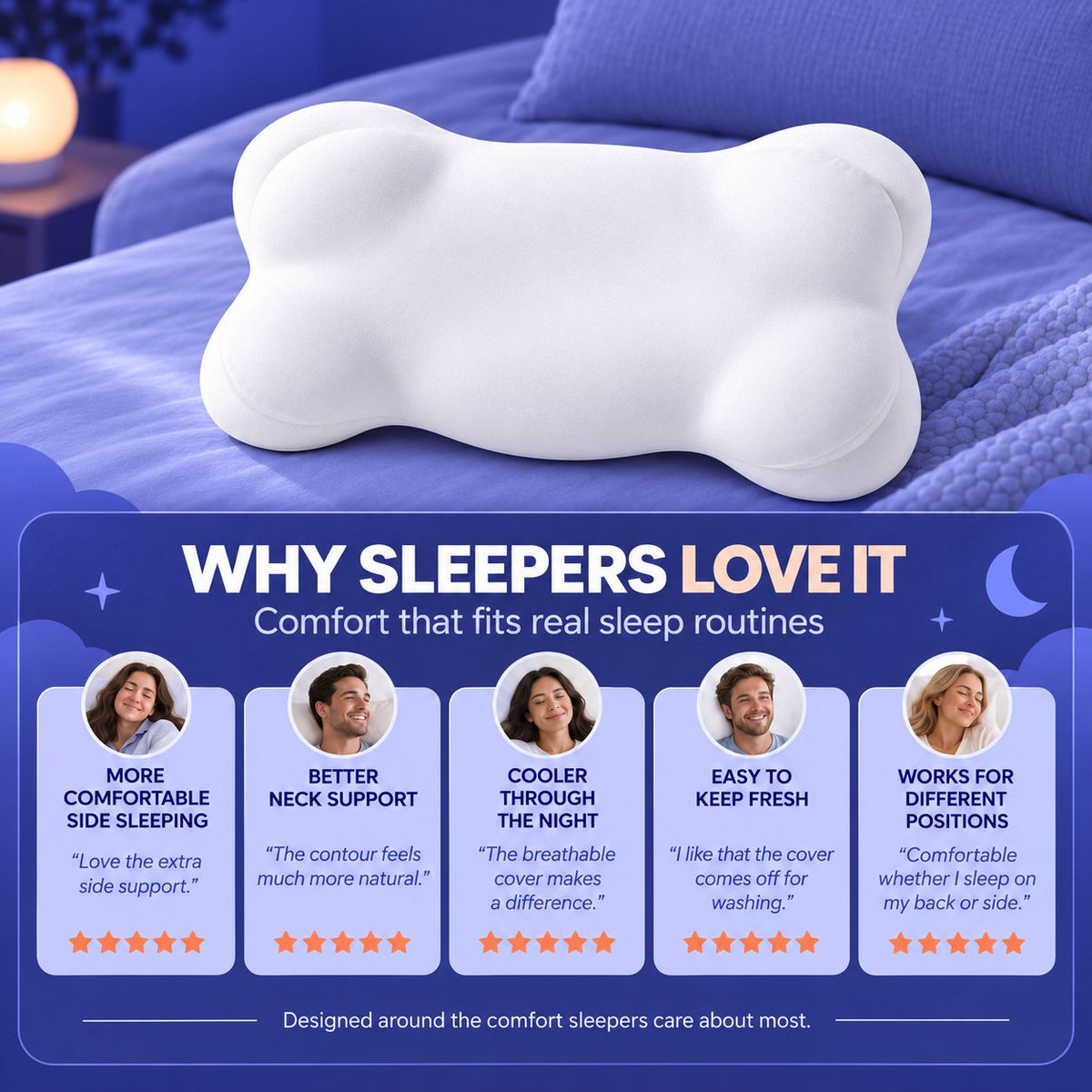 Ergonomic Cervical Pillow