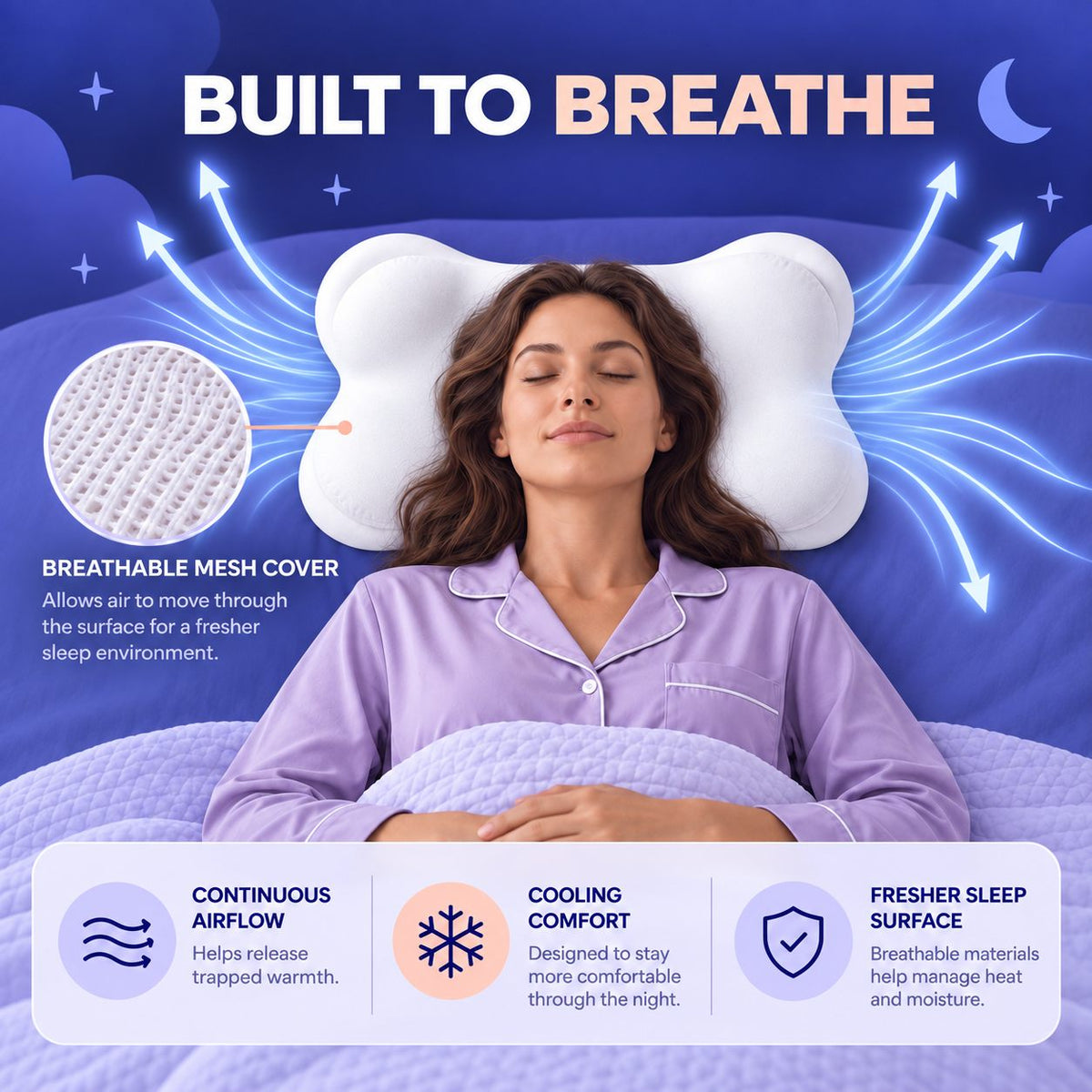 Ergonomic Cervical Pillow